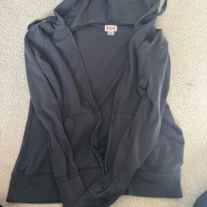 Dark gray zip up size large